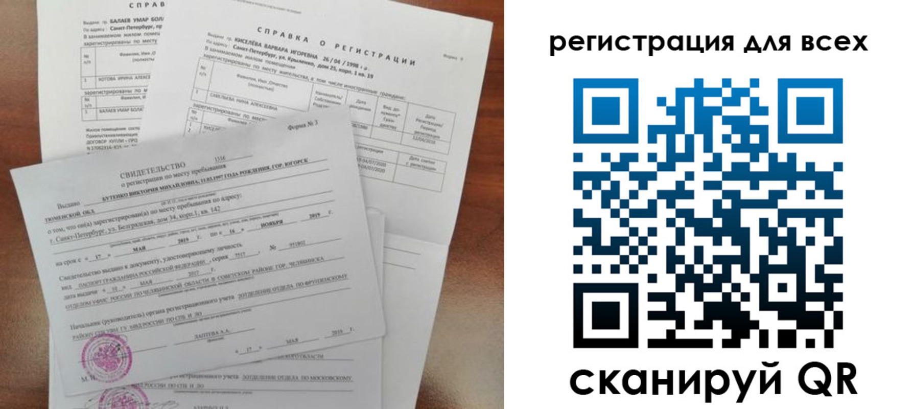 временная регистрация адрес в Звенигово